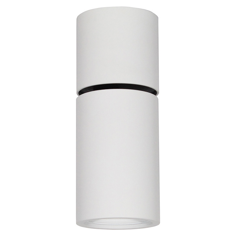 Foco de superficie LED, Serie NC1800-M, armazón de aluminio en acabado blanco, 1xGU10, orientable.