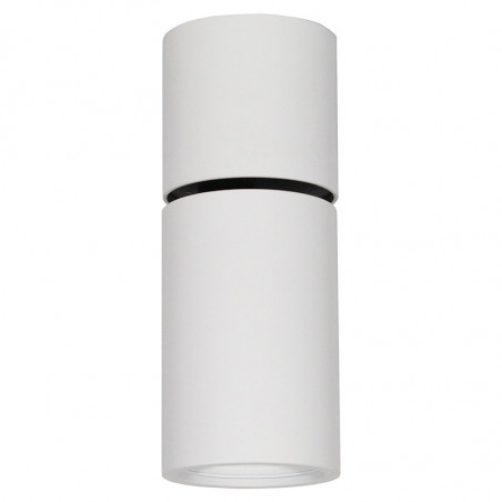 Foco de superficie LED, Serie NC1800-M, armazón de aluminio en acabado blanco, 1xGU10, orientable.