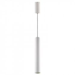 Colgante moderno LED, Serie NC2188, armazón de aluminio en acabado blanco texturizado, 1xGU10.