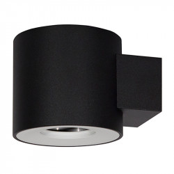 Aplique de pared LED, Serie NC1746, armazón metálico en acabado negro y blanco, 1xGU10.
