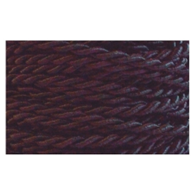 Cable trenzado seda PVC 2x0.75, en acabado negro.