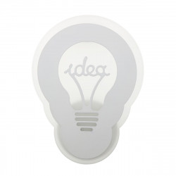 Aplique de pared Infantil LED, Serie LED Bulb, estructura metálica y metacrilato, iluminación LED integrada, 22W