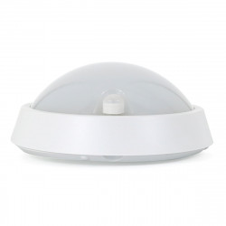 Lámpara de techo plafón LED con sensor de movimiento, Serie Sphere, estructura de policarbonato en color blanco
