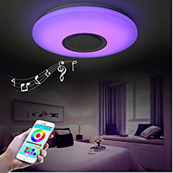 Lámpara Plafón Moderno LED Smarthome, Serie Magic, estructura metálica, iluminación LED integrada, 36W
