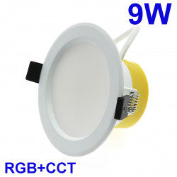 Downlight LED Empotrable Smarthome, Serie Nail, estructura metálica y policarbonato, iluminación LED integrada, 9W