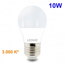 Bombilla LED Estándar A60 E27, 10W 820lúmenes 3.000 K, 330º de apertura.