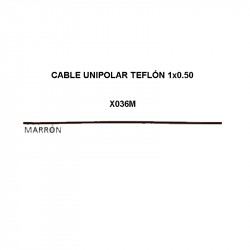 Cable unipolar teflón marrón 1x0.50