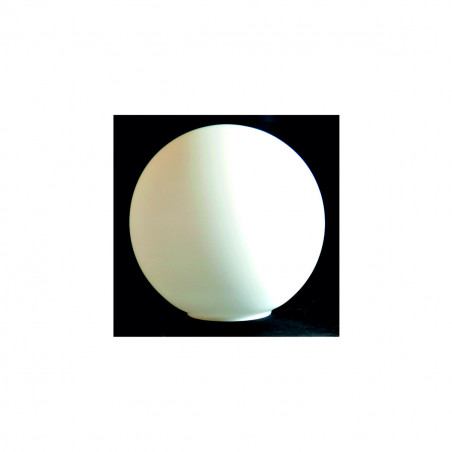 Tulipa para lámpara. Bola de cristal, en acabado opal mate. Ø 120 mm. Boca Ø 55 mm.