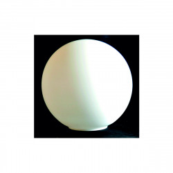 Tulipa para lámpara. Bola de cristal, en acabado opal mate. Ø 250 mm. Boca Ø 85 mm.