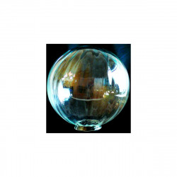 Tulipa para lámparas. Bola de cristal transparente óptica con greipa. Ø 250 mm. Boca Ø 97 mm.