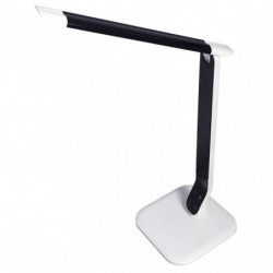 Lámpara Flexo moderno LED, Serie Euclasa, en color negro/blanco. Realizado en ABS, de diseño moderno.
