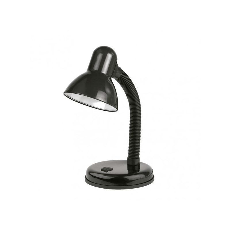 Lámpara Flexo infantil, Serie Yodo, estructura metálica en acabado negro, 1 luz E27.