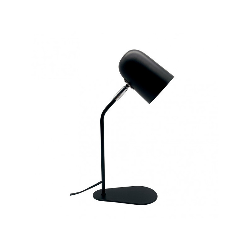 Lámpara Flexo moderno, Serie Didac, de color negro. Realizado en metal y de estilo sencillo.