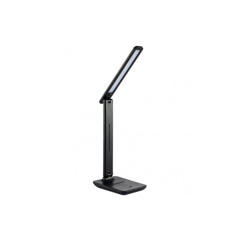 Lámpara Flexo moderno LED, Serie Opera, en color negro. Realizado en acrílico y policarbonato