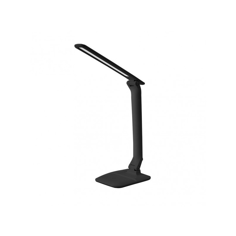 Lámpara Flexo moderno LED, Serie Shein, en color negro con TECNOLOGÍA LED INTEGRADO. Realizado en ABS.