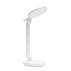 Lámpara Flexo moderno LED, Serie WOKU, en color blanco con TECNOLOGÍA LED INTEGRADO.