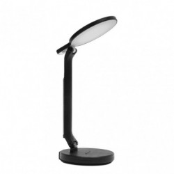 Lámpara Flexo moderno LED, Serie WOKU, en color negro con TECNOLOGÍA LED INTEGRADO. Realizado en ABS.