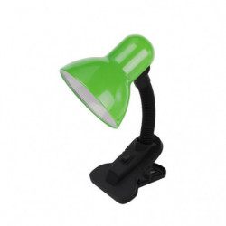 Lámpara Flexo infantil, Serie Yezco,  de color verde/negro. Realizado en silicona, metal y policarbonato.