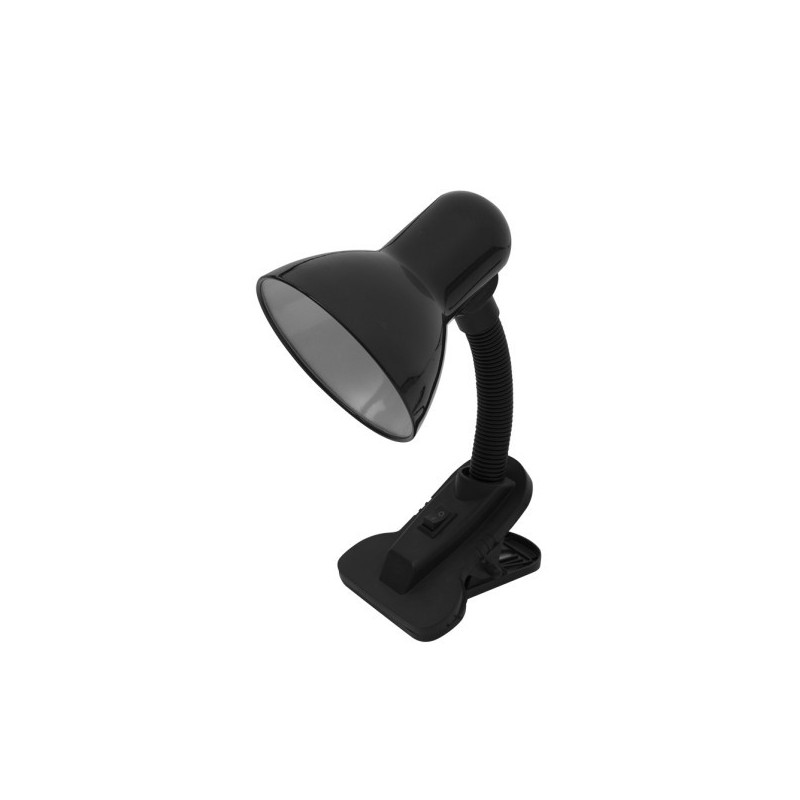 Lámpara Flexo infantil, Serie Yezco,  de color negro. Realizado en silicona, metal y policarbonato.