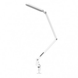 Lámpara Flexo moderno LED, Serie Conecta, de color blanco. De diseño muy moderno realizado en aluminio, policarbonato y ABS