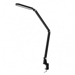 Lámpara Flexo moderno LED, Serie Conecta, de color negro. De diseño muy moderno realizado en aluminio, policarbonato y ABS