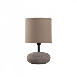 La lámpara de mesa moderna con pantalla, colección Bloson, es una pieza de iluminación elegante y funcional.