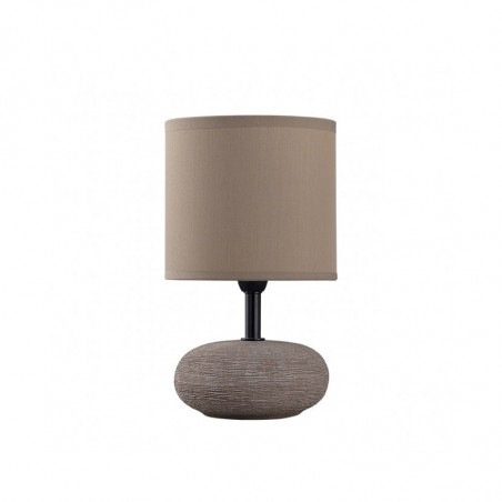 La lámpara de mesa moderna con pantalla, colección Bloson, es una pieza de iluminación elegante y funcional.