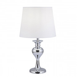 La lámpara de mesa clásico con pantalla de tela, colección Ferrat, es una opción elegante y atemporal para cualquier hogar.