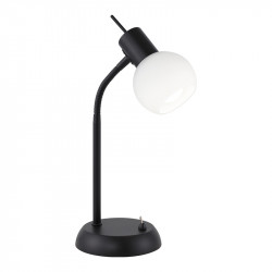 La lámpara de sobremesa / flexo de 1 luz de la colección Opal es una opción versátil y elegante para cualquier espacio.