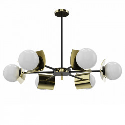 Esta lámpara de techo 6 luces colección Blavet es una pieza elegante y moderna.