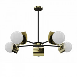 Esta lámpara de techo 5 luces colección Blavet es una pieza elegante y moderna.