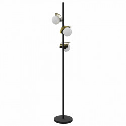 La lámpara de pie de salón Colección Ével es una opción elegante y atemporal para cualquier salón.