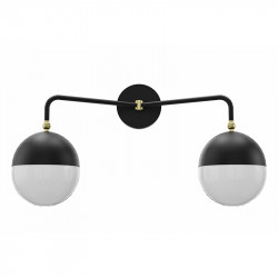 La lámpara / aplique de pared 2 luces Palencia es una pieza de diseño elegante y sofisticado