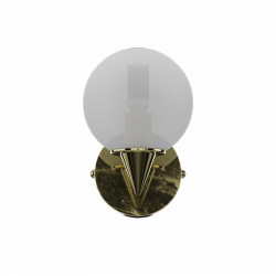 Esta lámpara / aplique de pared es una excelente opción para iluminar espejos de baño.