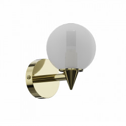 Esta lámpara / aplique de pared es una excelente opción para iluminar espejos de baño.