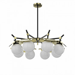 lámpara de techo 8 luces colección Odet es una pieza elegante y moderna