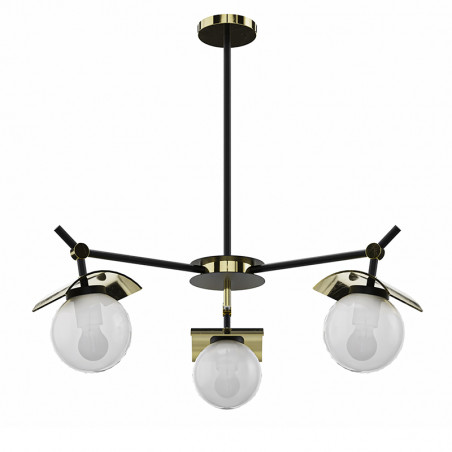 Lámpara de techo 3 luces colección Odet es una pieza elegante y moderna.