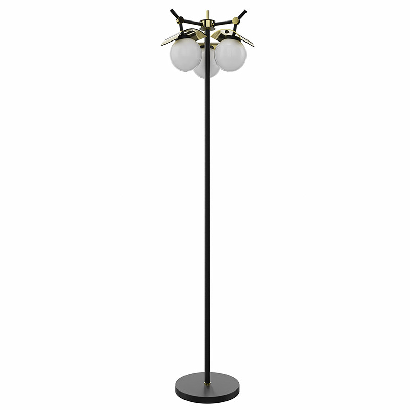 Lámpara de pie de salón Colección Odet es una opción elegante y atemporal para cualquier salón.
