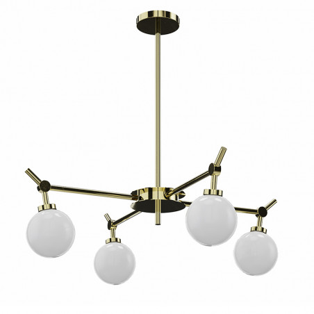 Lámpara de techo clásica 4 luces de la colección Aulne es una pieza elegante y sofisticada