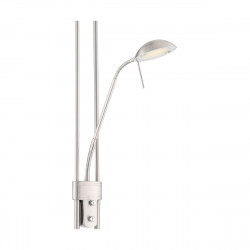 lámpara de pie LED Lampa en acabado níquel satinado es una lámpara de pie elegante y funcional