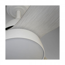 Ventilador DC con altavoz oculto, conéctalo mediante bluetooth. Incorpora iluminación LED de 20W