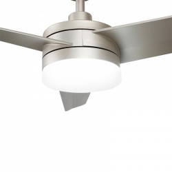 El ventilador de techo Grey Curve - LM8814 es un ventilador de techo moderno y elegante con un acabado gris