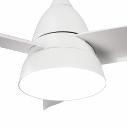 El ventilador de techo White Silence - LM8805 es un ventilador de techo moderno y elegante con un acabado blanco.