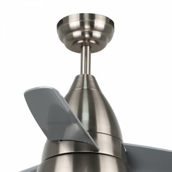 El ventilador de techo Níquel Silence - LM8807 es un ventilador de techo moderno y elegante con un acabado níquel.