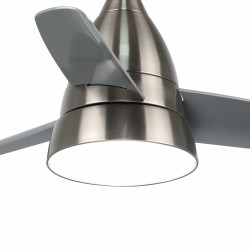 El ventilador de techo Níquel Silence - LM8807 es un ventilador de techo moderno y elegante con un acabado níquel.