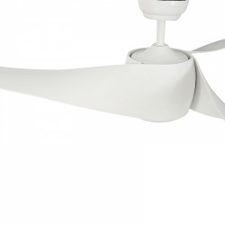 El ventilador de techo Blanco Fanton - LM8080 es un ventilador de techo moderno y elegante con un acabado blanco.