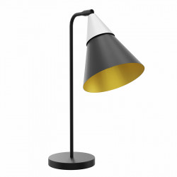 La lámpara de mesa retro estilo flexo de la colección Loir se distingue por su diseño elegante y moderno