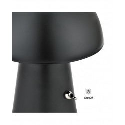 Lámpara de sobremesa moderna y elegante de la colección Kent. La lámpara está fabricada en metal con un acabado negro