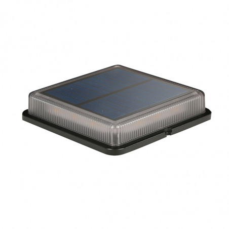 Baliza de exterior LED, solar, 1.5W 120lm 6000K 120º de apertura, IP68. Batería de ION-Litio, autonomía 12h.